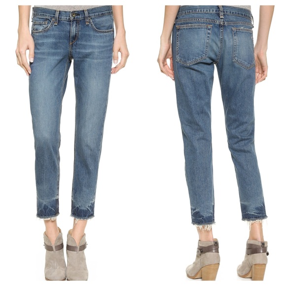 rag & bone Denim - Rag & bone Boyfriend Capri Jeans